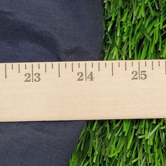 Vintage 70s MOD Anorak Windbreaker Jacket L/XL 24x25 Black - Picture 9 of 12